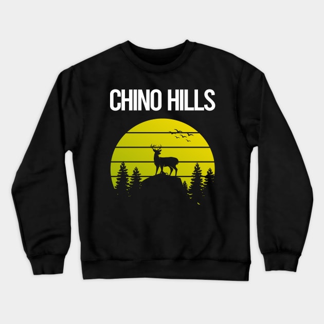 Sunset Deer Chino Hills.png Crewneck Sweatshirt by rosenbaumquinton52